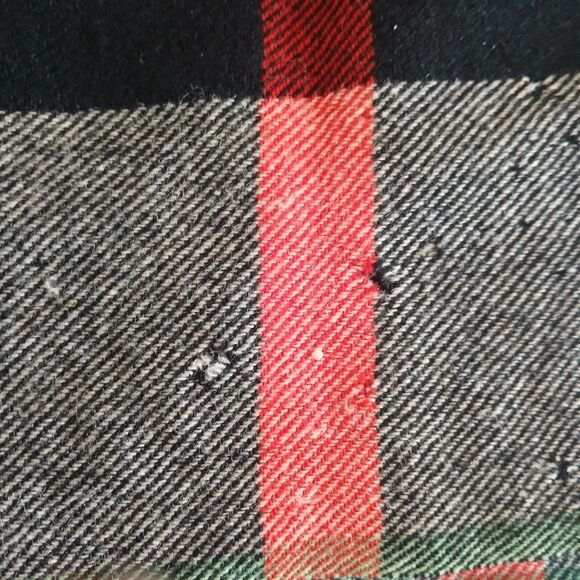 Vintage MCM 40's The Californian Robette Blanket Wool Tartan Plaid Steamer Style - Picture 14 of 15